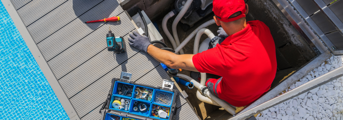 Residential pool heater maintenance